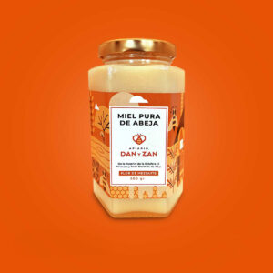 Frasco de miel de flor de mezquite 500 gr.